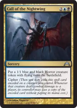 Call of the Nightwing -Foil Light Play MTG Gatecrash - Image 1
