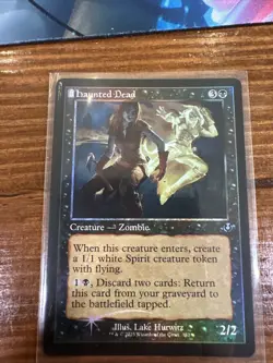 Haunted Dead - 382 - Foil - INR - NM - MTG Magic the Gathering - Image 1