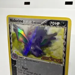 Pokemon TCG Nidorino 35/101 (Delta Species) EX Dragon Frontiers Reverse Holo MP - Image 3