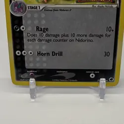 Pokemon TCG Nidorino 35/101 (Delta Species) EX Dragon Frontiers Reverse Holo MP - Image 4