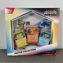 Pokemon TCG Prismatic Evolutions Poster Collection | New + Sealed | Read Below - Image 1