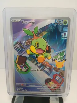 Pokemon TCG First Partner Promos 30th Anniversary Illustration Turtwig 040 NM - Image 1