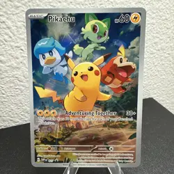 Pokemon TCG Pikachu SVP 027 Black Star Promo NM - Image 1