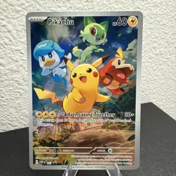 Pokemon TCG Pikachu SVP 027 Black Star Promo NM - Image 2