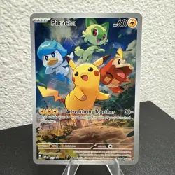 Pokemon TCG Pikachu SVP 027 Black Star Promo NM - Image 3