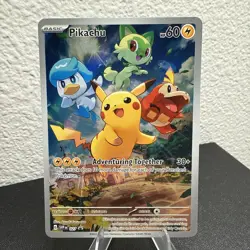 Pokemon TCG Pikachu SVP 027 Black Star Promo NM - Image 4