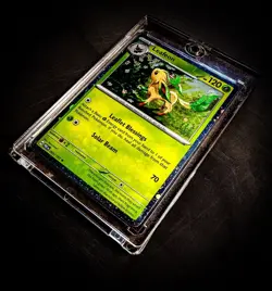 Pokemon TCG Leafeon 005/131 Prismatic Evolutions PERFECT Cosmos Holo Rare - Image 1