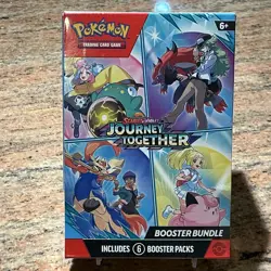 Pokemon TCG Journey Together Booster Bundle SEALED - 6 Booster Packs - Image 1