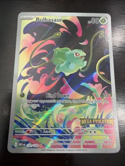 2025 Pokemon Bulbasaur - #133 Mega Evolution Set-Secret Rare Full Art - Image 1