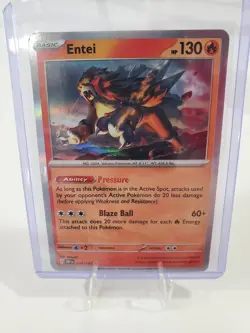 Entei 030/197 Sv03: Obsidian Flames Holo NM Pokemon TCG - Image 3