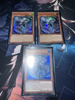 Dracotail Faimena x3 JUSH-EN002 Justice Hunters 1st Edition NM - Image 3