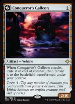 Conqueror's Galleon (Conquerors Foothold) - Light Play MTG Ixalan - Image 1