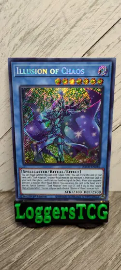 Yu-Gi-Oh! Illusion of Chaos / BACH EN034 1st Edition NM - Image 1