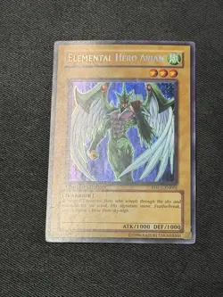 Yugioh! Elemental Hero Avian EHC1-EN001 Secret Rare Limited Edition LP-MP - Image 2