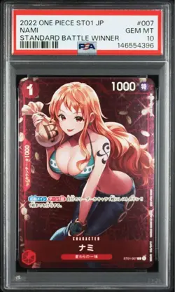 PSA 10 Nami ST01-007 Standard Battle Promo 2022 ONE PIECE Card Japanese - Image 1