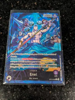 One Piece - ENEL OP15-058 (L) Alt Art OP15 Adventure on Kami's Island English NM - Image 1