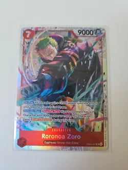 One Piece Roronoa Zoro EB04-007 SR ENGLISH OP15 - Image 1