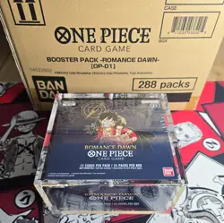 🔥One Piece TCG OP-01 BLUE BOTTOM Romance Dawn Booster Box with Display🔥 - Image 1