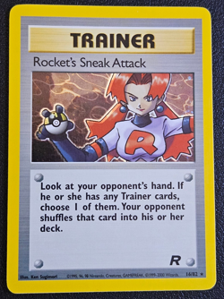 Rocket's Sneak Attack 16/82 Team Rocket Holo NM - Image 1