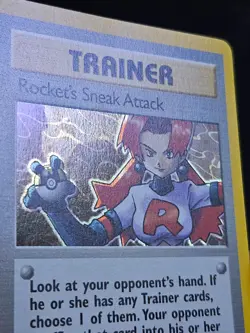 Rocket's Sneak Attack 16/82 Team Rocket Holo NM - Image 3