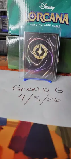 Disney Lorcana Mickey Mouse TCG Card Inspirational Warrior Enchanted - Image 3