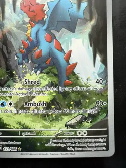 Pokemon Druddigon 151/086 Sv: White Flare Holo Rare Illustration (NM) - Image 5