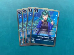Suzune Kazuki EX8-066 Playset Chain of Liberation Digimon Card Game x4 - Image 1