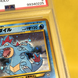 Pokemon Card Japanese【Feraligatr】PSA9 No.160 Neo Genesis Set Holo Rare Old Back - Image 4