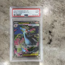 Pokemon Mega Charizard X EX 109/094 Phantasmal Flames Ultra Rare PSA 9 - Image 1