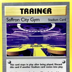 Saffron City Gym - Pokemon TCG - Gym Challenge - 122/132 - UNCOMMON ~ LP - Image 1