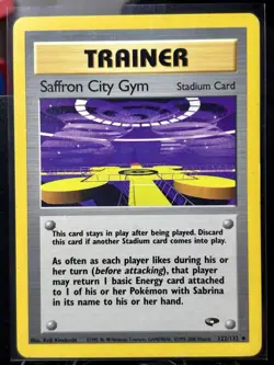 Saffron City Gym - Pokemon TCG - Gym Challenge - 122/132 - UNCOMMON ~ LP - Image 2