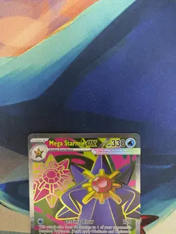 Pokemon TCG Mega Starmie Ex Secret Rare 102/088 Mega Evo Perfect Order Nm - Image 2