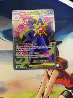 Pokemon TCG Mega Starmie Ex Secret Rare 102/088 Mega Evo Perfect Order Nm - Image 5