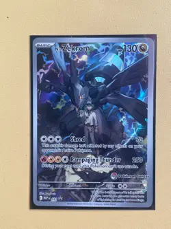 Pokemon Center N's Zekrom 031 Black Star Promo Card I PC STAMPED I - Image 1