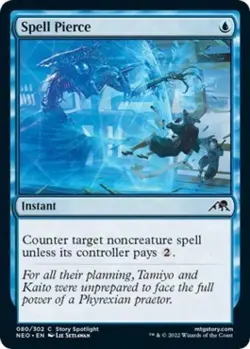 Spell Pierce - Near Mint MTG Kamigawa: Neon Dynasty - Image 1