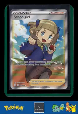 2021 Pokemon SWSH Fusion Strike 262/264 Schoolgirl - Image 1