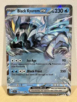Pokemon TCG Black Kyurem Ex-048/191 Double Rare Holo Card - Image 1