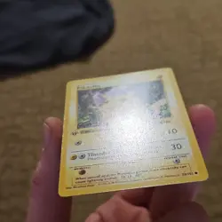 Pokemon Pikachu 1st Edition Base Set Shadowless 058/102 Common TCG Card - Image 4