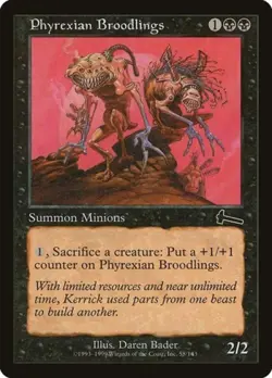 Phyrexian Broodlings - Medium Play MTG Urza's Legacy - Image 1