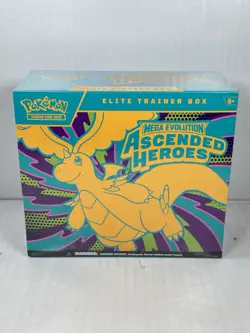 Pokemon TCG Mega Evolution Ascended Heroes Elite Trainer Box ETB SEALED NEW - Image 1