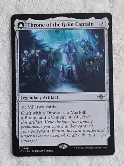 MTG Throne of the Grim Captain #266 The Lost Caverns of Ixalan Card Rare NM - Image 1