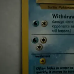 Wartortle [W Stamped] Promo Normal WoTC Promo 063/130 Pokemon TCG - Image 4
