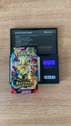 Extremely Heavy Pokemon Ascended Heroes Booster Pack (23+) Potential God Pack!! - Image 1