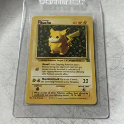 Black Star Promo pikachu #1 wizard of the Coast Pokemon TCG WOTC Vintage - Image 1