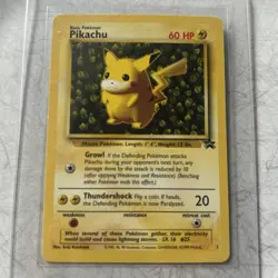 Black Star Promo pikachu #1 wizard of the Coast Pokemon TCG WOTC Vintage - Image 2