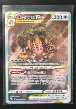 Regigigas VSTAR GG55/GG70 Crown Zenith Galarian Gallery Pokemon NM - Image 1