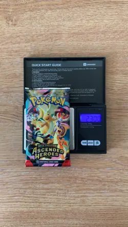Extremely Heavy Pokemon Ascended Heroes Booster Pack (23+) Potential God Pack!! - Image 1