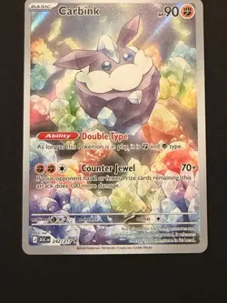 Pokemon TCG Carbink Illustration Rare #242/217 Me03: Ascended Heroes - Image 1