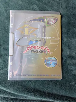 Pokemon Japanese Neo Genesis Promo Binder 1 - Image 1