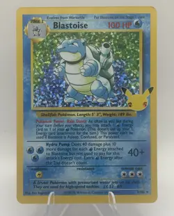Blastoise 2/102 Celebrations Classic Collection Holo 2021 Pokemon NM-LP - Image 1